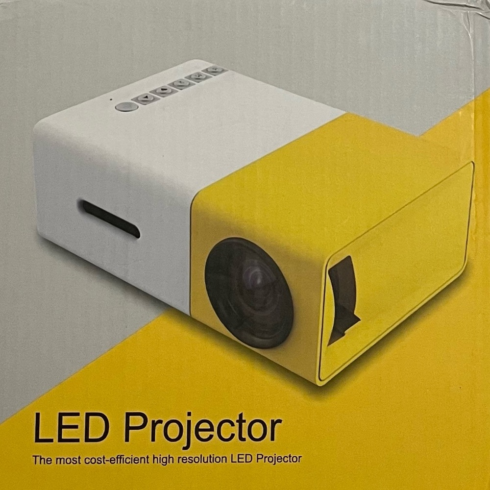 Yellow and White LED Projector